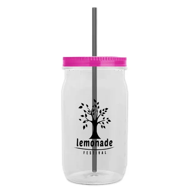 27 oz. Mason Jar - Screw-On Lid with Gasket Seal. Measurements... from ASI 40480 Koozie Group