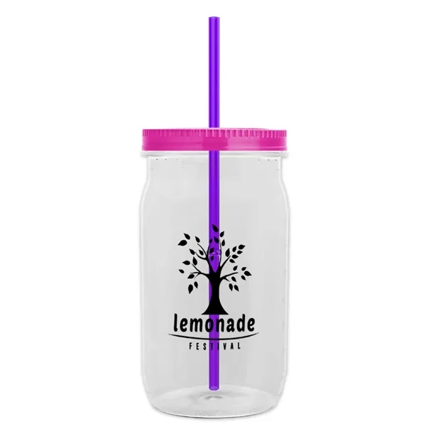 27 oz. Mason Jar - Screw-On Lid with Gasket Seal. Measurements... from ASI 40480 Koozie Group