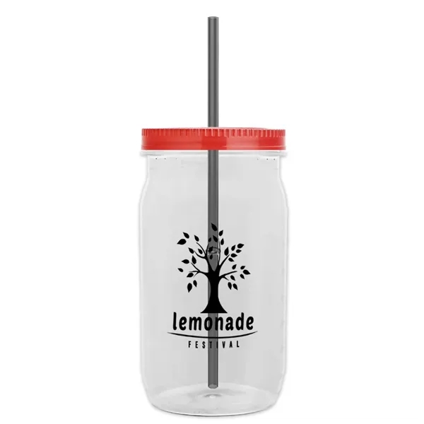 27 oz. Mason Jar - Screw-On Lid with Gasket Seal. Measurements... from ASI 40480 Koozie Group