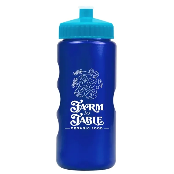 22 oz. Mini Peak Tritan™ Metalike Bottle with push pull lid.... from ASI 40480 Koozie Group