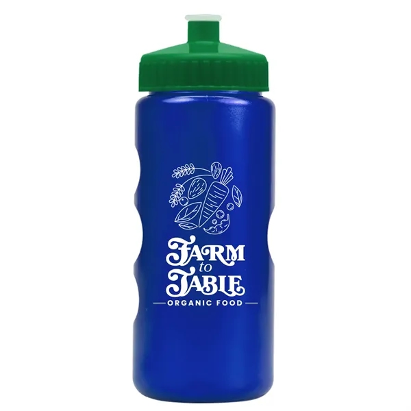 22 oz. Mini Peak Tritan™ Metalike Bottle with push pull lid.... from ASI 40480 Koozie Group