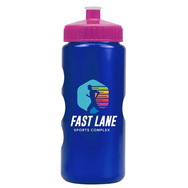 22 oz. Mini Peak Tritan™ Metalike Bottle with push pull lid.... from ASI 40480 Koozie Group