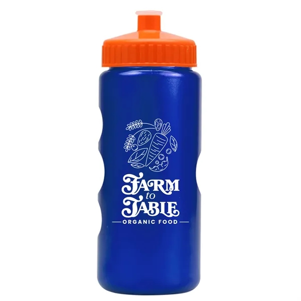 22 oz. Mini Peak Tritan™ Metalike Bottle with push pull lid.... from ASI 40480 Koozie Group
