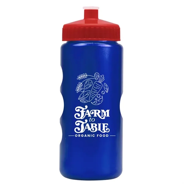 22 oz. Mini Peak Tritan™ Metalike Bottle with push pull lid.... from ASI 40480 Koozie Group