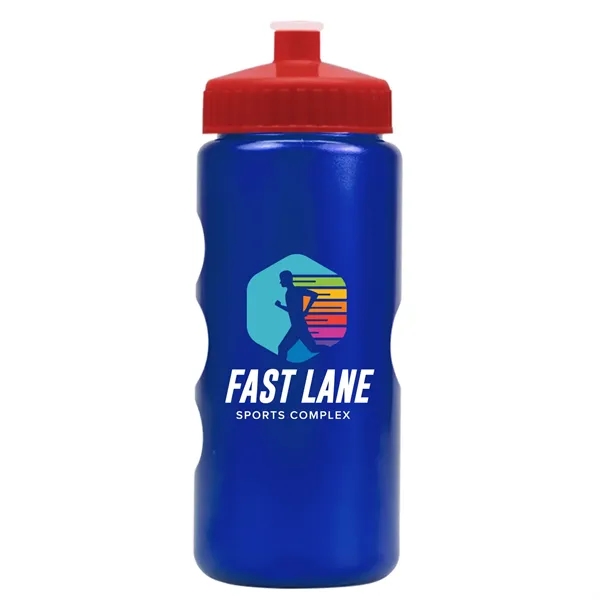 22 oz. Mini Peak Tritan™ Metalike Bottle with push pull lid.... from ASI 40480 Koozie Group