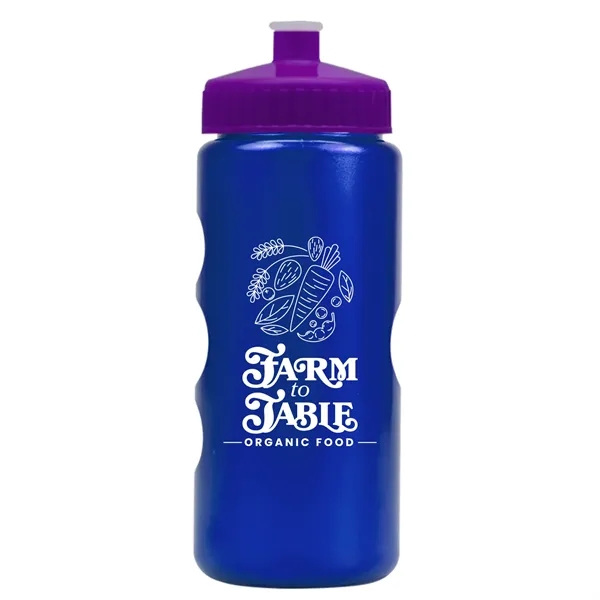22 oz. Mini Peak Tritan™ Metalike Bottle with push pull lid.... from ASI 40480 Koozie Group