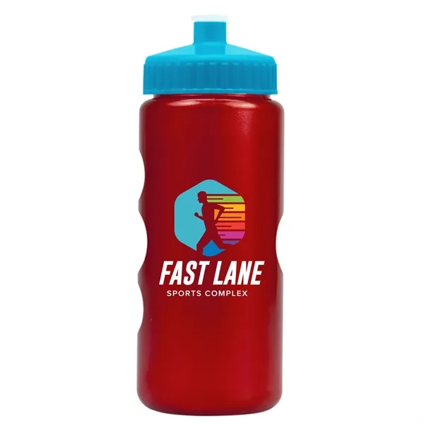 22 oz. Mini Peak Tritan™ Metalike Bottle with push pull lid.... from ASI 40480 Koozie Group