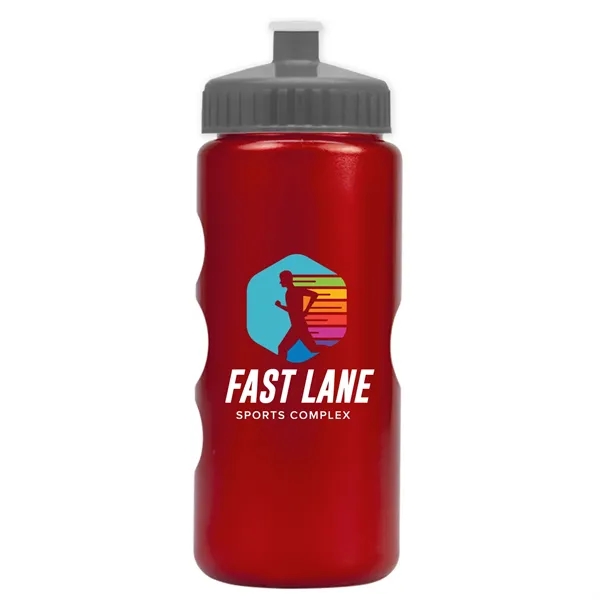 22 oz. Mini Peak Tritan™ Metalike Bottle with push pull lid.... from ASI 40480 Koozie Group