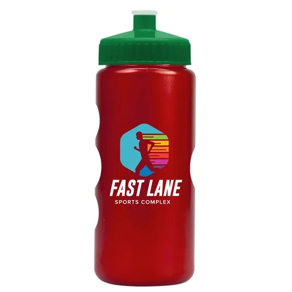 22 oz. Mini Peak Tritan™ Metalike Bottle with push pull lid.... from ASI 40480 Koozie Group