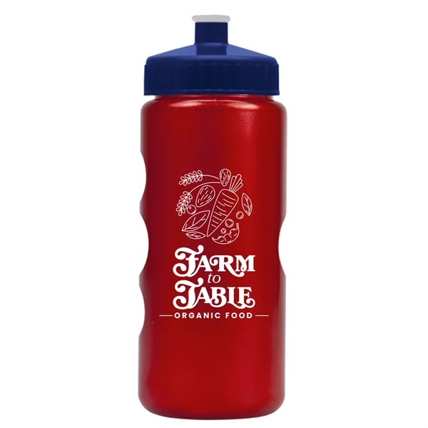22 oz. Mini Peak Tritan™ Metalike Bottle with push pull lid.... from ASI 40480 Koozie Group