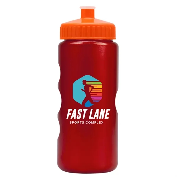 22 oz. Mini Peak Tritan™ Metalike Bottle with push pull lid.... from ASI 40480 Koozie Group