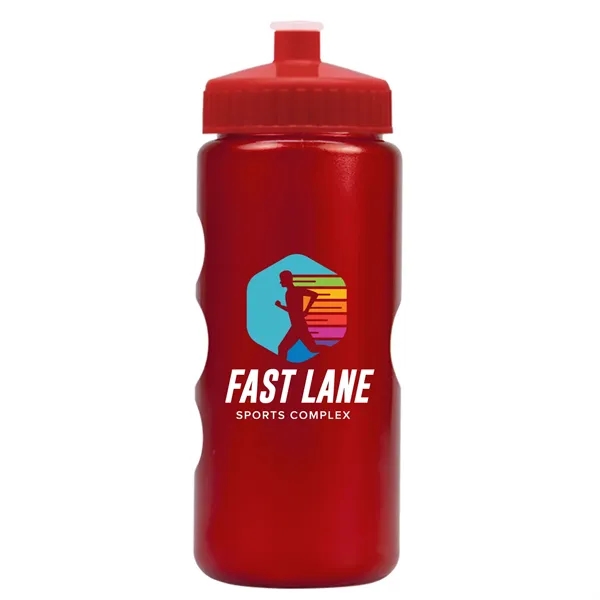 22 oz. Mini Peak Tritan™ Metalike Bottle with push pull lid.... from ASI 40480 Koozie Group
