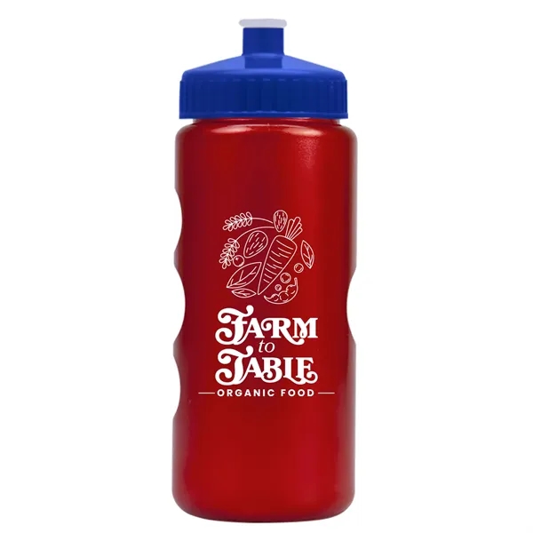 22 oz. Mini Peak Tritan™ Metalike Bottle with push pull lid.... from ASI 40480 Koozie Group