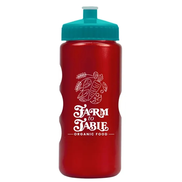22 oz. Mini Peak Tritan™ Metalike Bottle with push pull lid.... from ASI 40480 Koozie Group