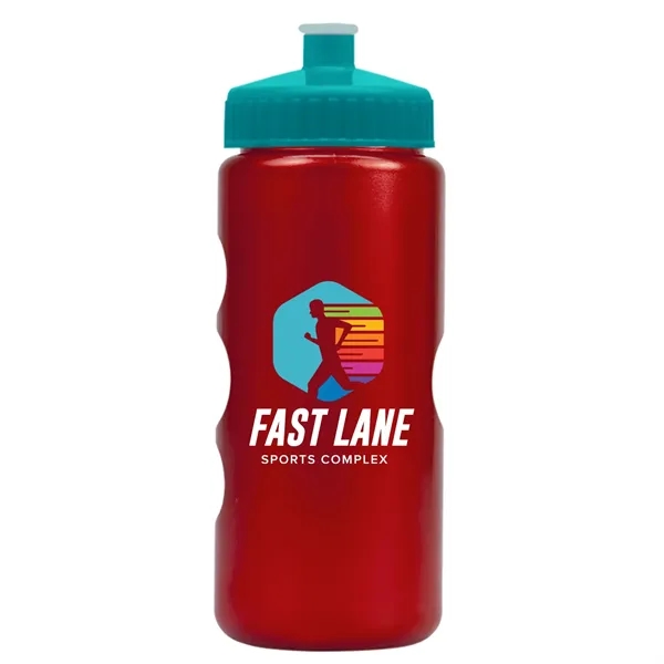 22 oz. Mini Peak Tritan™ Metalike Bottle with push pull lid.... from ASI 40480 Koozie Group