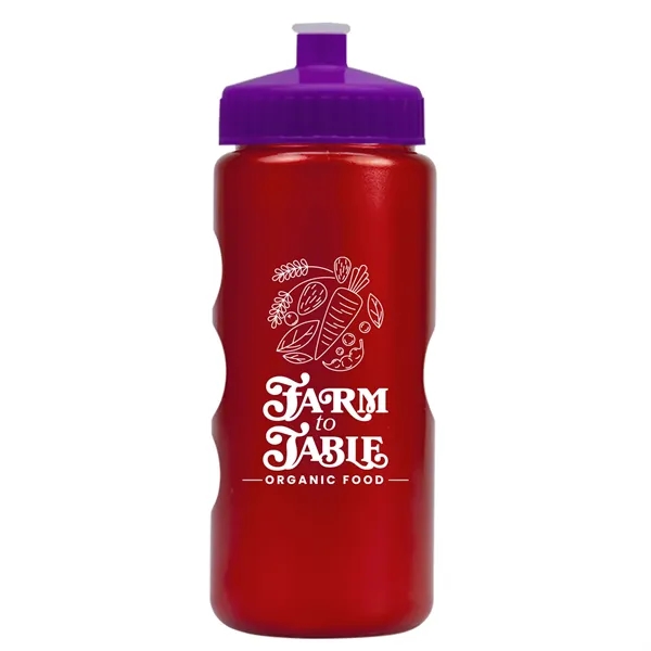 22 oz. Mini Peak Tritan™ Metalike Bottle with push pull lid.... from ASI 40480 Koozie Group