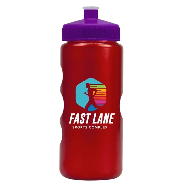 22 oz. Mini Peak Tritan™ Metalike Bottle with push pull lid.... from ASI 40480 Koozie Group