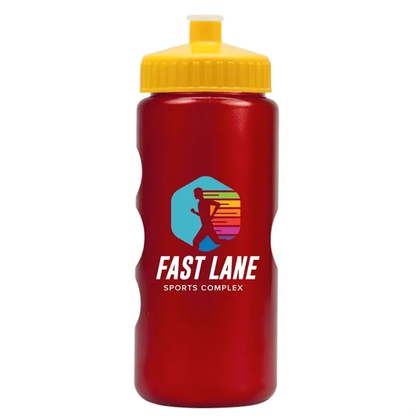 22 oz. Mini Peak Tritan™ Metalike Bottle with push pull lid.... from ASI 40480 Koozie Group