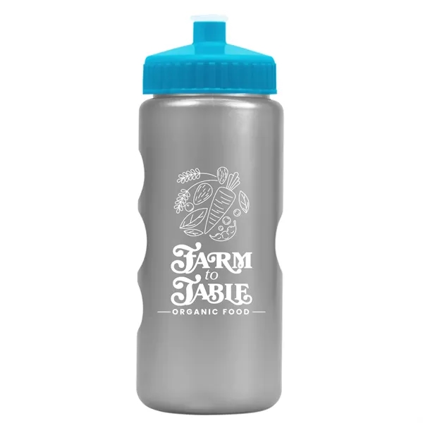 22 oz. Mini Peak Tritan™ Metalike Bottle with push pull lid.... from ASI 40480 Koozie Group