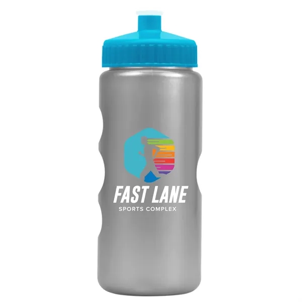 22 oz. Mini Peak Tritan™ Metalike Bottle with push pull lid.... from ASI 40480 Koozie Group