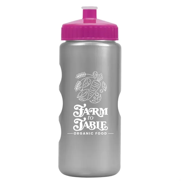 22 oz. Mini Peak Tritan™ Metalike Bottle with push pull lid.... from ASI 40480 Koozie Group