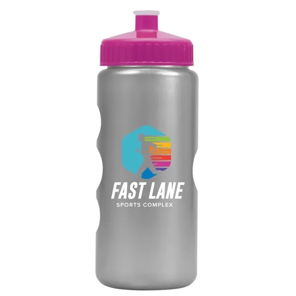 22 oz. Mini Peak Tritan™ Metalike Bottle with push pull lid.... from ASI 40480 Koozie Group