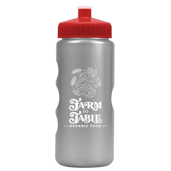 22 oz. Mini Peak Tritan™ Metalike Bottle with push pull lid.... from ASI 40480 Koozie Group