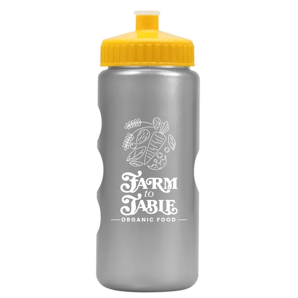 22 oz. Mini Peak Tritan™ Metalike Bottle with push pull lid.... from ASI 40480 Koozie Group