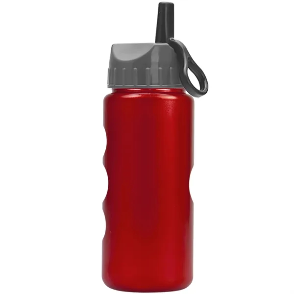22 oz. Mini Peak Tritan™ Metalike Bottle with a Ring Straw... from ASI 40480 Koozie Group