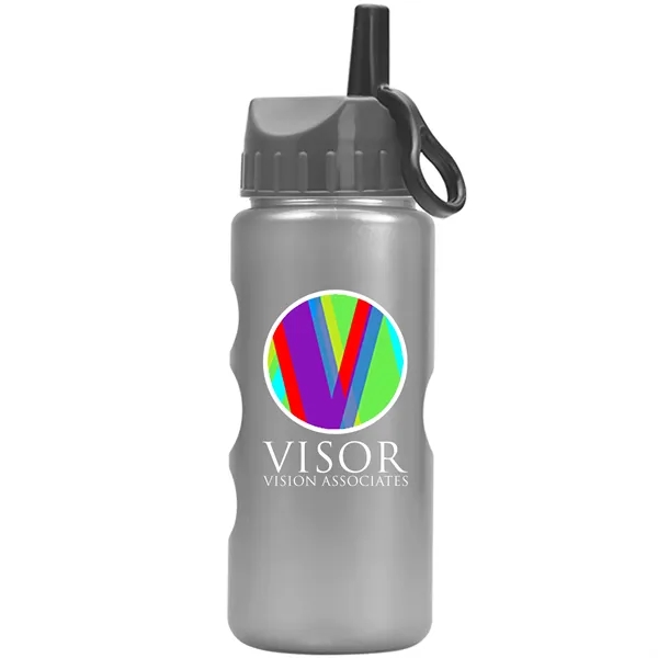 22 oz. Mini Peak Tritan™ Metalike Bottle with a Ring Straw... from ASI 40480 Koozie Group