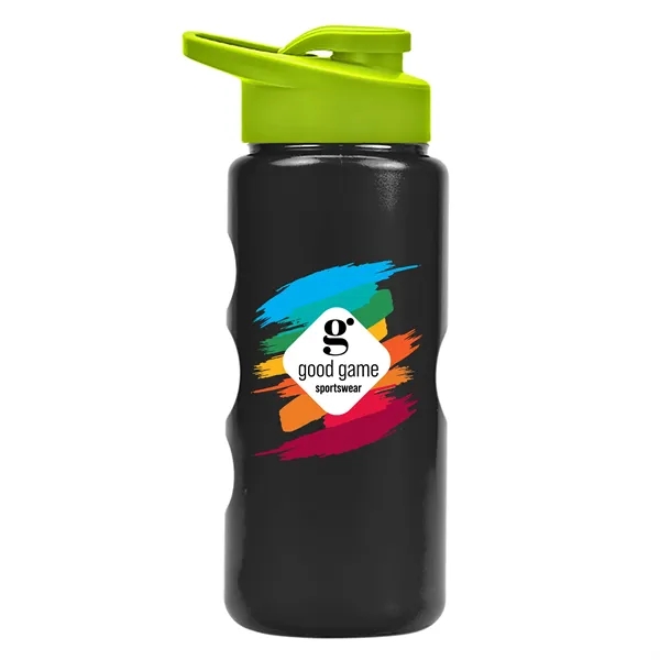 22 oz. Mini Peak Tritan™ Metalike bottle with Drink thru lid... from ASI 40480 Koozie Group