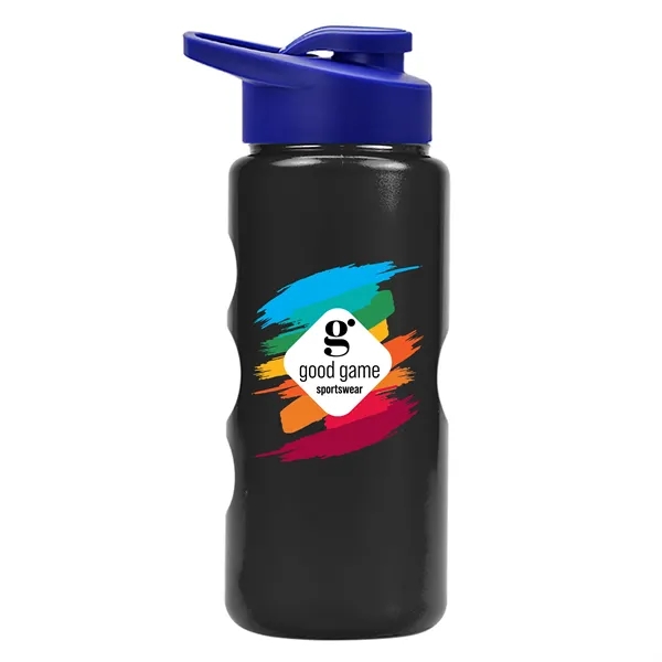 22 oz. Mini Peak Tritan™ Metalike bottle with Drink thru lid... from ASI 40480 Koozie Group