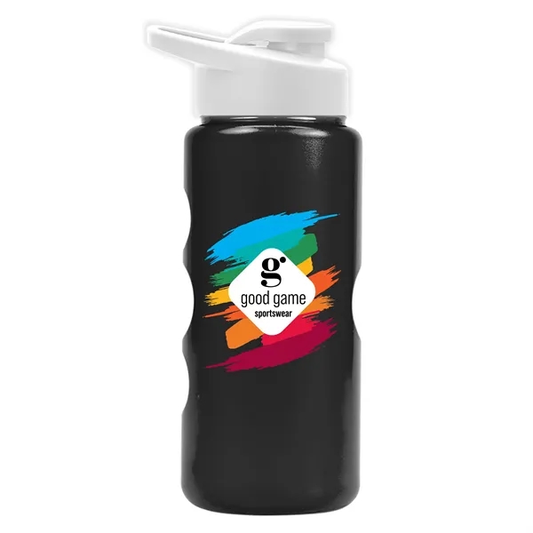 22 oz. Mini Peak Tritan™ Metalike bottle with Drink thru lid... from ASI 40480 Koozie Group