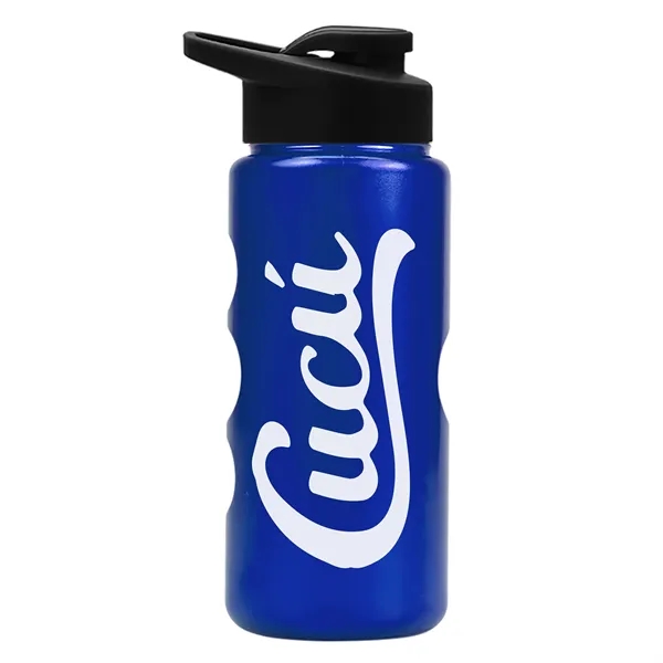 22 oz. Mini Peak Tritan™ Metalike bottle with Drink thru lid... from ASI 40480 Koozie Group