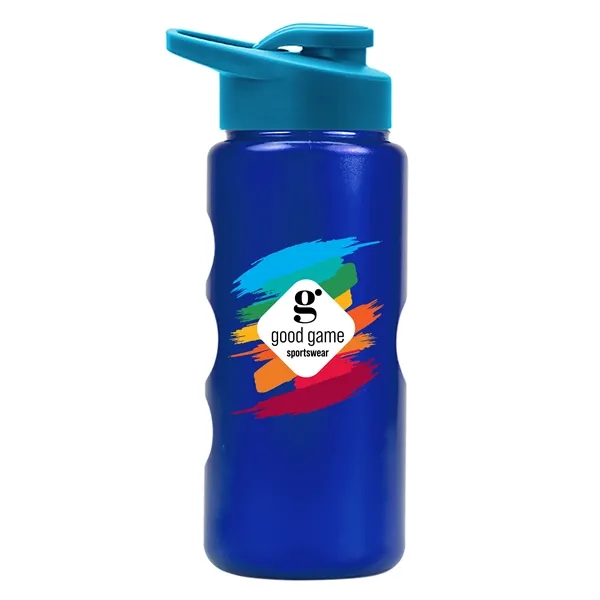 22 oz. Mini Peak Tritan™ Metalike bottle with Drink thru lid... from ASI 40480 Koozie Group