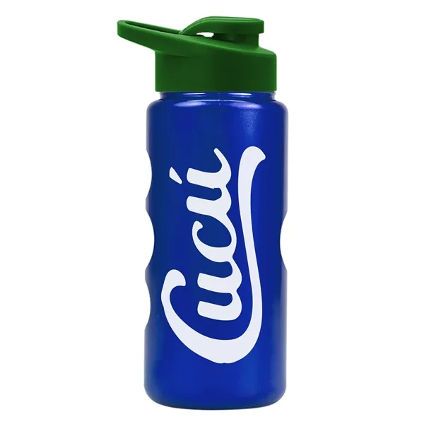 22 oz. Mini Peak Tritan™ Metalike bottle with Drink thru lid... from ASI 40480 Koozie Group