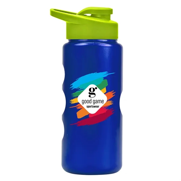22 oz. Mini Peak Tritan™ Metalike bottle with Drink thru lid... from ASI 40480 Koozie Group