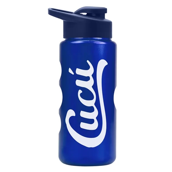 22 oz. Mini Peak Tritan™ Metalike bottle with Drink thru lid... from ASI 40480 Koozie Group