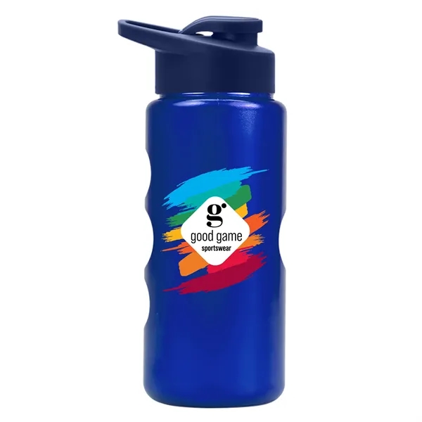 22 oz. Mini Peak Tritan™ Metalike bottle with Drink thru lid... from ASI 40480 Koozie Group