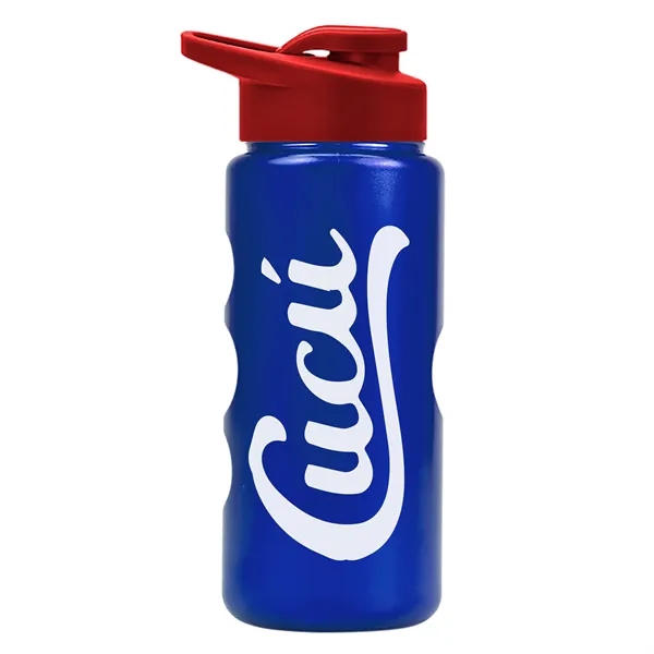 22 oz. Mini Peak Tritan™ Metalike bottle with Drink thru lid... from ASI 40480 Koozie Group