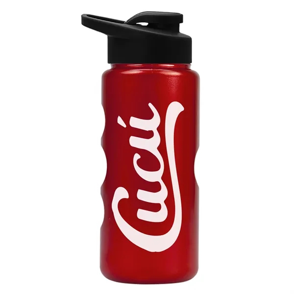 22 oz. Mini Peak Tritan™ Metalike bottle with Drink thru lid... from ASI 40480 Koozie Group