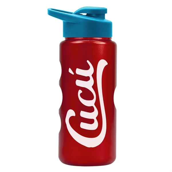 22 oz. Mini Peak Tritan™ Metalike bottle with Drink thru lid... from ASI 40480 Koozie Group