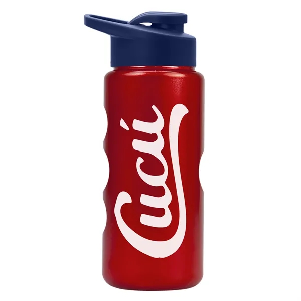 22 oz. Mini Peak Tritan™ Metalike bottle with Drink thru lid... from ASI 40480 Koozie Group