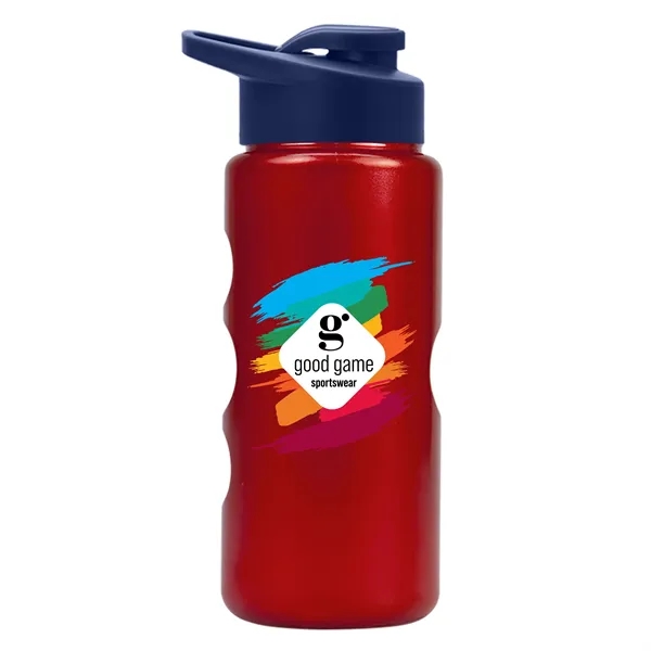 22 oz. Mini Peak Tritan™ Metalike bottle with Drink thru lid... from ASI 40480 Koozie Group