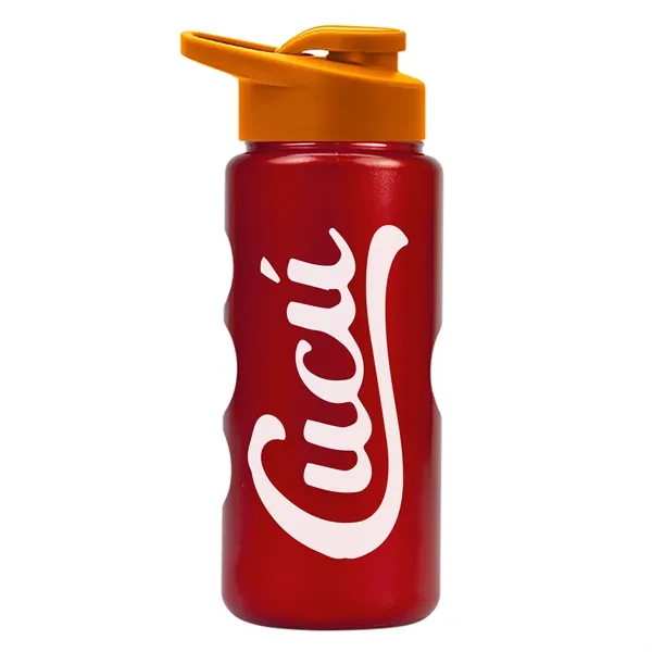 22 oz. Mini Peak Tritan™ Metalike bottle with Drink thru lid... from ASI 40480 Koozie Group