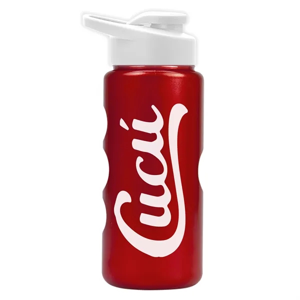 22 oz. Mini Peak Tritan™ Metalike bottle with Drink thru lid... from ASI 40480 Koozie Group
