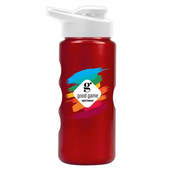22 oz. Mini Peak Tritan™ Metalike bottle with Drink thru lid... from ASI 40480 Koozie Group