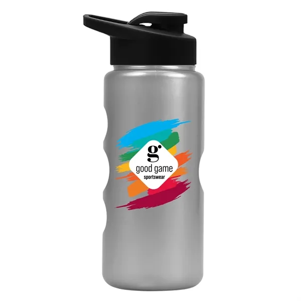22 oz. Mini Peak Tritan™ Metalike bottle with Drink thru lid... from ASI 40480 Koozie Group