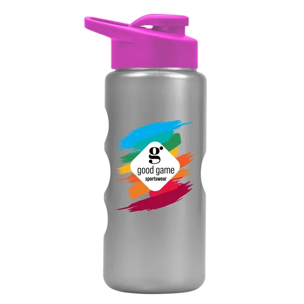 22 oz. Mini Peak Tritan™ Metalike bottle with Drink thru lid... from ASI 40480 Koozie Group