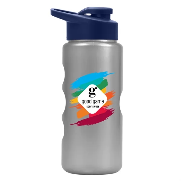 22 oz. Mini Peak Tritan™ Metalike bottle with Drink thru lid... from ASI 40480 Koozie Group